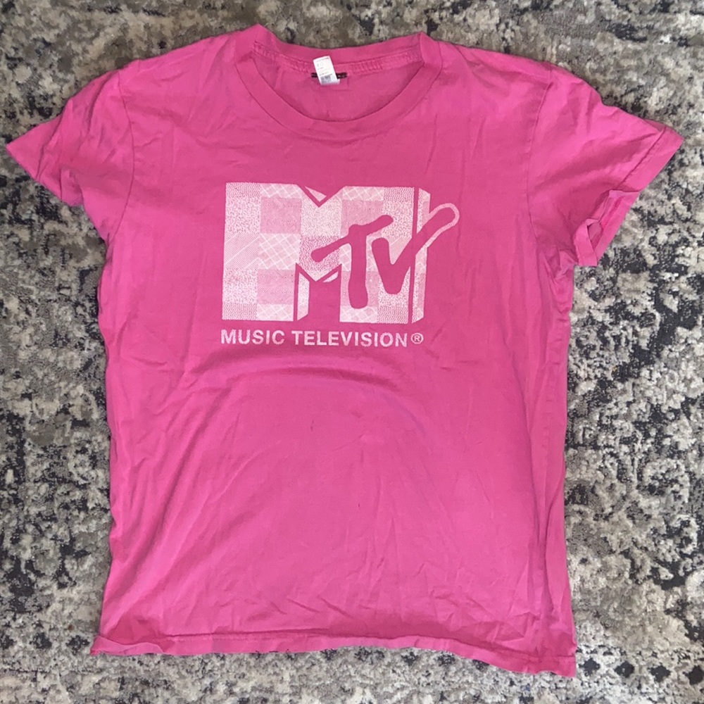 MTV Hot Pink Basic Tee!
